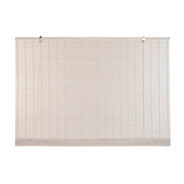 Rollo DKD Home Decor Lackierung Weiß Bambus (120 x 2 x 230 cm)