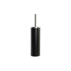 Toilettenbürste DKD Home Decor Silberfarben Schwarz Metall Edelstahl (10 x 10 x 38,4 cm)