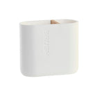 Zahnbürstenhalter DKD Home Decor natürlich Weiß Bambus Polypropylen (11,5 x 5,5 x 10,5 cm)