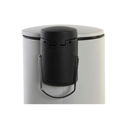 Papierkorb mit Pedal DKD Home Decor Dunkelgrau Hellgrau 3L (2 Stück)