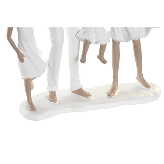 Deko-Figur DKD Home Decor 20,5 x 7,5 x 24,5 cm 20,5 x 6,5 x 24,5 cm Grau Weiß Familie (2 Stück)