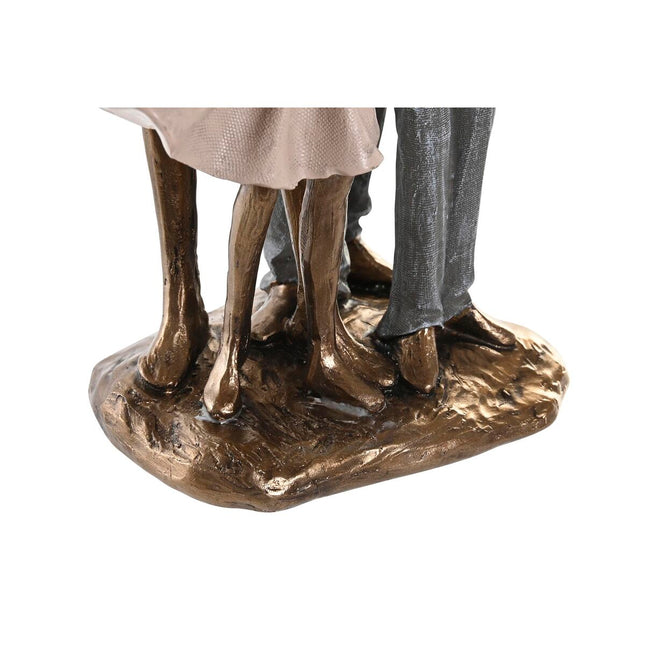 Deko-Figur DKD Home Decor 17 x 10,5 x 35 cm Bunt Familie (2 Stück)