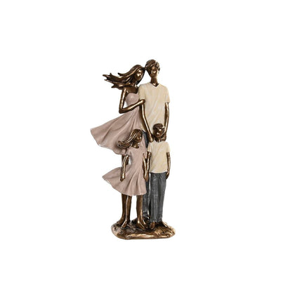 Deko-Figur DKD Home Decor 17 x 10,5 x 35 cm Bunt Familie (2 Stück)