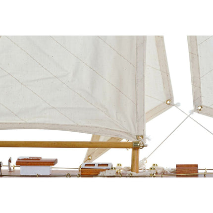 Barco DKD Home Decor 42 x 9 x 60 cm Braun Orange Mediterraner