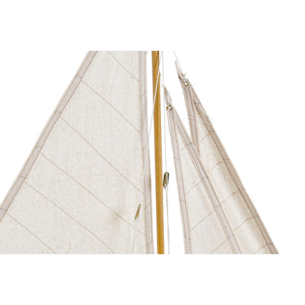 Barco DKD Home Decor 42 x 9 x 62 cm Blau Weiß