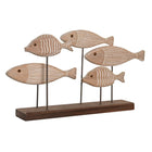 Deko-Figur DKD Home Decor 51 x 8 x 27 cm Antiker Finish Hellbraun Spiralen