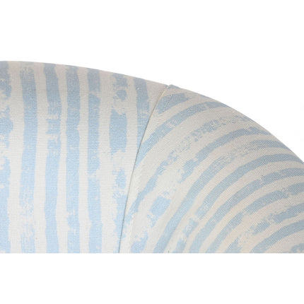 Sofa DKD Home Decor 130 x 68 x 78 cm Streifen Blau Metall Weiß Himmelsblau Mediterraner