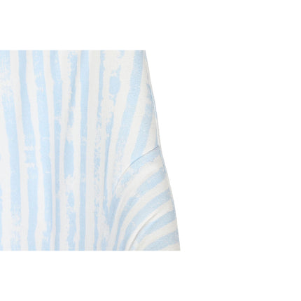 Stuhl DKD Home Decor 53 x 57 x 79 cm Blau Metall Polyester Weiß