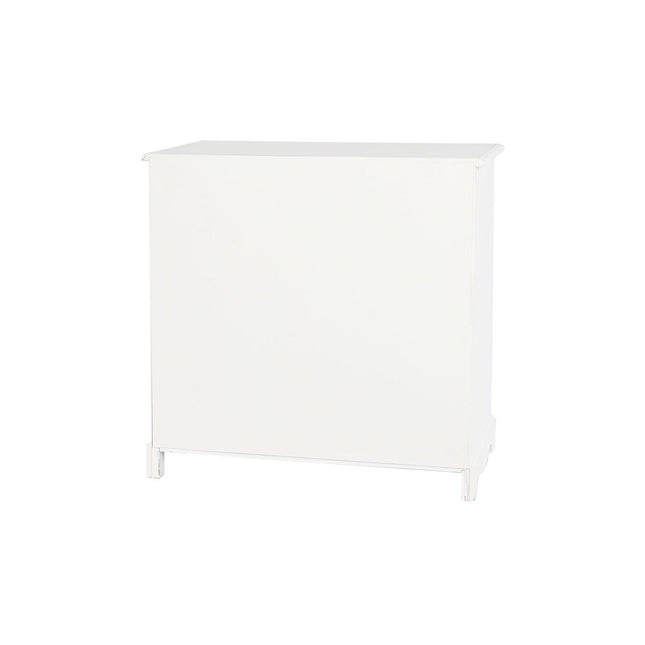 Schubladenschrank DKD Home Decor Weiß Himmelsblau Marineblau Schnur Holz MDF 80 x 40 x 80 cm