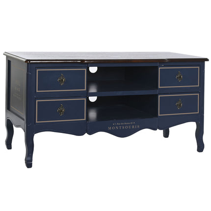 TV-Möbel DKD Home Decor Braun Marineblau (120 x 48 x 60 cm)