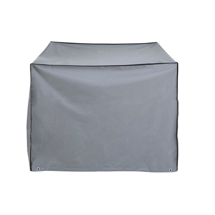 Stuhlüberzug DKD Home Decor Schwarz Aluminium Dunkelgrau (100 x 100 x 80 cm)