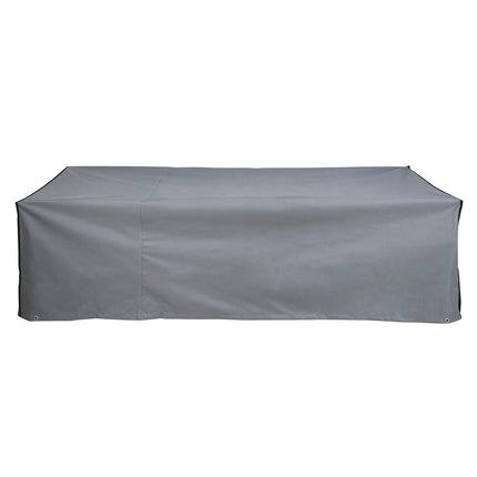 Sofabezug DKD Home Decor Schwarz Aluminium Dunkelgrau (205 x 80 x 60 cm)