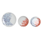 Geschirr-Set DKD Home Decor Porzellan Blau Pink 27 x 27 x 3 cm 18 Stücke