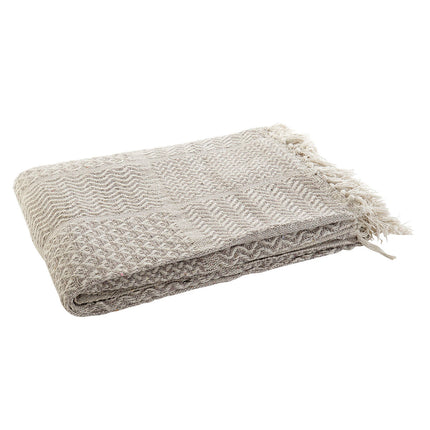 Decke DKD Home Decor 130 x 170 x 1 cm Beige