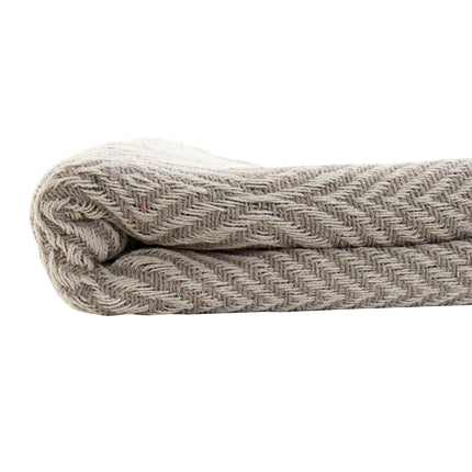 Decke DKD Home Decor 130 x 170 x 0,5 cm Beige