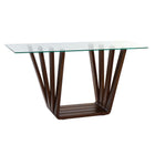 Beistelltisch DKD Home Decor Kristall Braun Durchsichtig Nussbaumholz 145 x 45 x 75 cm