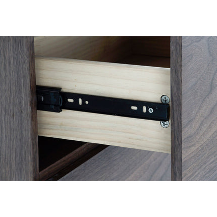Anrichte DKD Home Decor Kristall Braun Durchsichtig Nussbaumholz 160 x 45 x 80 cm Holz MDF