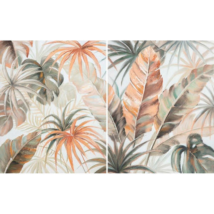 Bild DKD Home Decor 80 x 3,7 x 100 cm Tropical (2 Stück)