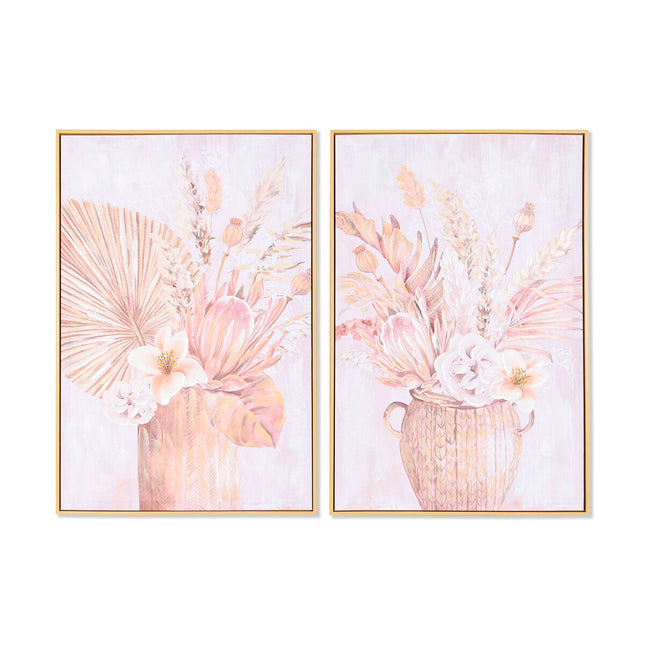 Bild DKD Home Decor 60 x 3,5 x 90 cm Blumenvase Skandinavisch (2 Stück)