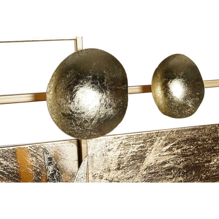 Wanddekoration DKD Home Decor 105,4 x 6,4 x 67,3 cm abstrakt Gold