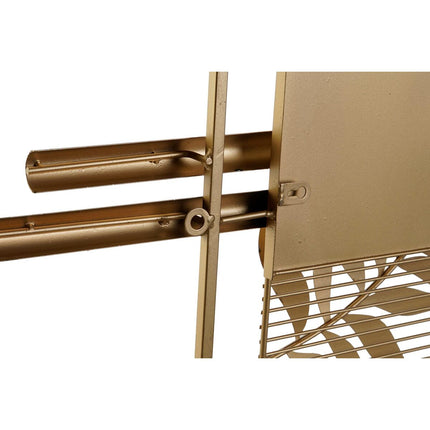 Wanddekoration DKD Home Decor 105,4 x 6,4 x 67,3 cm abstrakt Gold