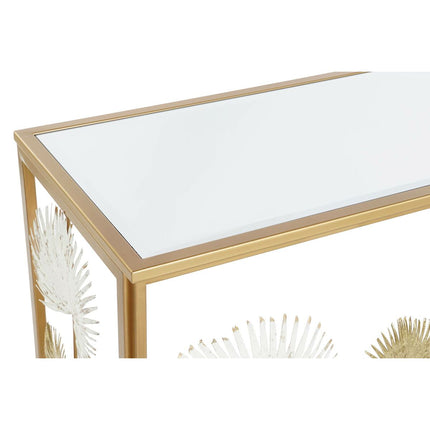Konsole DKD Home Decor 108 x 37 x 80 cm Spiegel Gold Metall Weiß