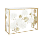 Konsole DKD Home Decor 108 x 37 x 80 cm Spiegel Gold Metall Weiß