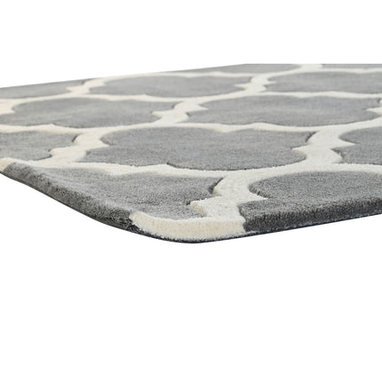 Teppich DKD Home Decor Grau Polyester 120 x 180 x 2 cm Ethnisch