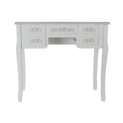 Schreibtisch DKD Home Decor Holz Weiß Holz MDF (90 x 40 x 78 cm)