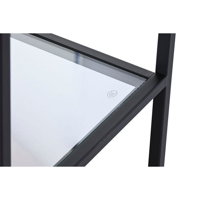 Beistelltisch DKD Home Decor Kristall Schwarz Metall 100 x 35 x 80 cm