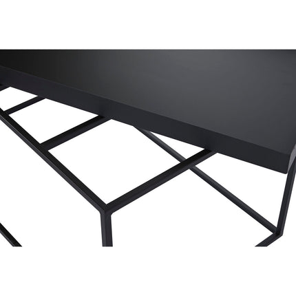 Satz mit 2 Tischen DKD Home Decor Schwarz Metall 80 x 50 x 45 cm