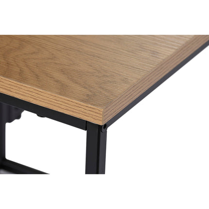 Set mit 3 Tischen DKD Home Decor Schwarz Metall 45 x 45 x 45 cm Holz MDF