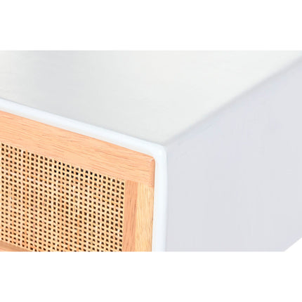 Konsole DKD Home Decor Weiß Paulonia-Holz 100 x 30 x 78 cm
