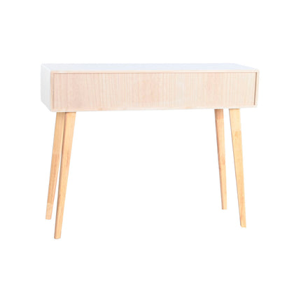 Konsole DKD Home Decor Weiß Paulonia-Holz 100 x 30 x 78 cm