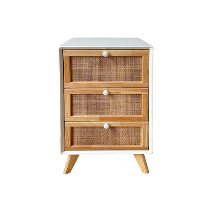 Schubladenschrank DKD Home Decor Paulonia-Holz Weiß 40 x 30 x 72 cm