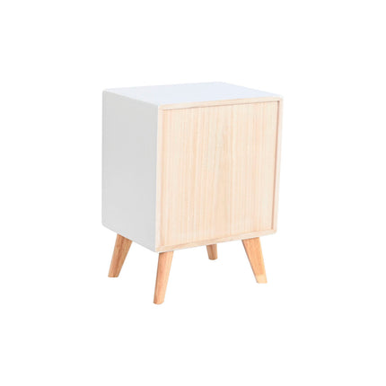 Nachttisch DKD Home Decor Weiß natürlich Paulonia-Holz 40 x 30 x 54 cm