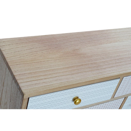 Schubladenschrank DKD Home Decor natürlich Paulonia-Holz 60 x 26 x 94 cm
