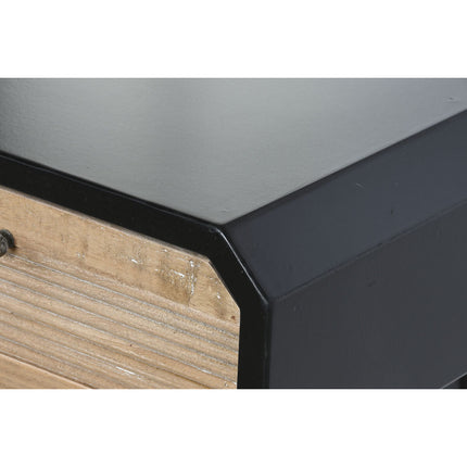 Konsole DKD Home Decor Schwarz Holz (110 x 40 x 80 cm)
