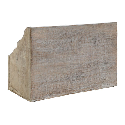 Mehrzweck-Organizer DKD Home Decor 32 x 13 x 21 cm natürlich Weiß Mango-Holz