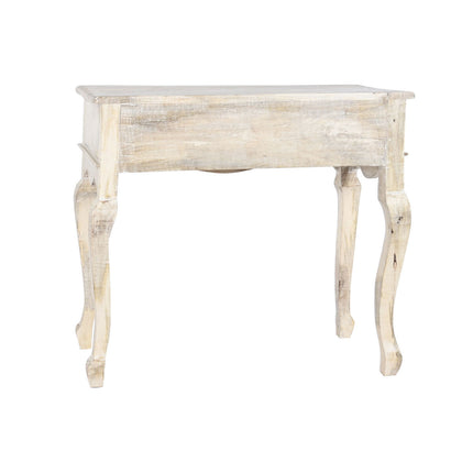 Beistelltisch DKD Home Decor 91 x 42 x 81 cm natürlich Weiß Mango-Holz