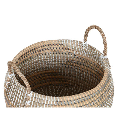 Korb-Set DKD Home Decor Tropical Seegras 40 x 40 x 24 cm