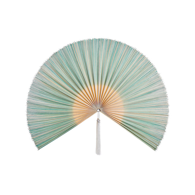 Wanddekoration DKD Home Decor natürlich grün Fächer Orientalisch (67 x 4 x 140 cm)