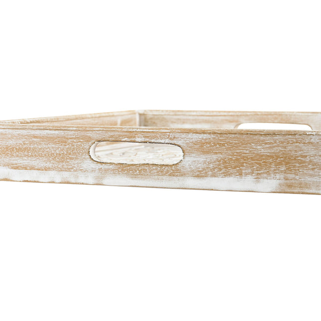 Tablettset DKD Home Decor Braun 40 x 40 x 5 cm Mango-Holz Araber