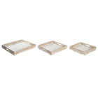 Tablettset DKD Home Decor Braun 40 x 40 x 5 cm Mango-Holz Araber