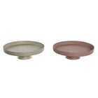 Tischdekoration DKD Home Decor Beige Rosa 31 x 31 x 9 cm Urban (2 Stück)