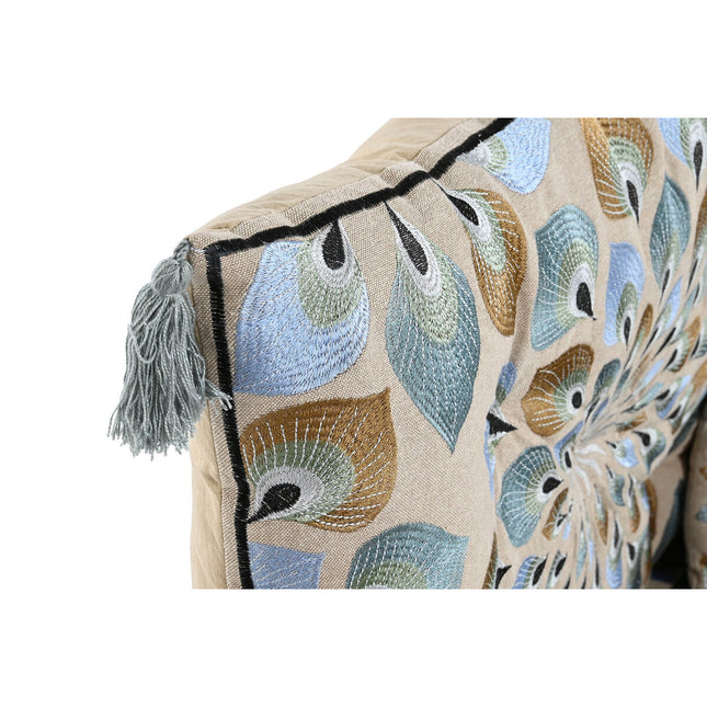 Gartenstuhl DKD Home Decor 155 x 76 x 65 cm 150 x 76 x 20 cm Beige Blau