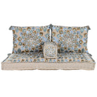Gartenstuhl DKD Home Decor 155 x 76 x 65 cm 150 x 76 x 20 cm Beige Blau