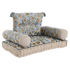 Sessel DKD Home Decor Blau Beige 90 x 55 x 18 cm