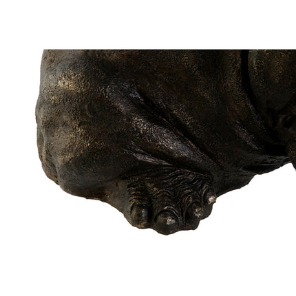 Deko-Figur DKD Home Decor 74 x 33,5 x 42 cm Kupfer Harz Nilpferd