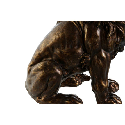 Deko-Figur DKD Home Decor 51,5 x 27 x 63 cm Löwe Kupfer